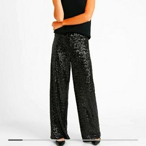 Banana Republic Sequin Wide Leg Pants